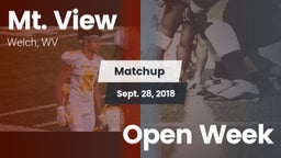 Matchup: Mt. View vs. Open Week 2018