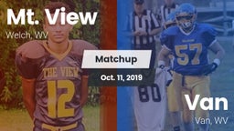 Matchup: Mt. View vs. Van  2019