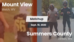 Matchup: Mt. View vs. Summers County  2020