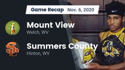 Recap: Mount View  vs. Summers County  2020