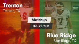 Matchup: Trenton vs. Blue Ridge  2016