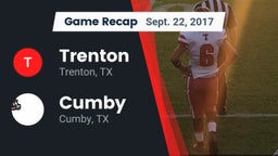 Recap: Trenton  vs. Cumby  2017