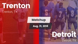 Matchup: Trenton vs. Detroit  2018