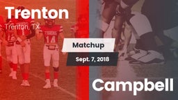 Matchup: Trenton vs. Campbell 2018