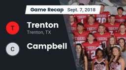 Recap: Trenton  vs. Campbell 2018