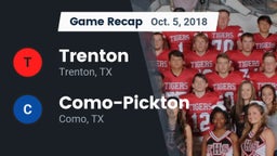 Recap: Trenton  vs. Como-Pickton  2018