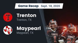Recap: Trenton  vs. Maypearl  2020