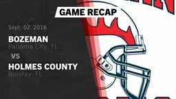 Recap: Bozeman  vs. Holmes County  2016