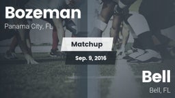 Matchup: Bozeman vs. Bell  2016