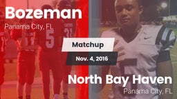 Matchup: Bozeman vs. North Bay Haven 2016