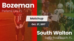 Matchup: Bozeman vs. South Walton  2017