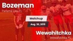 Matchup: Bozeman vs. Wewahitchka  2019