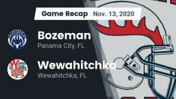Recap: Bozeman  vs. Wewahitchka  2020
