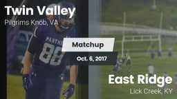 Matchup: Twin Valley vs. East Ridge  2017