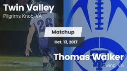 Matchup: Twin Valley vs. Thomas Walker  2017
