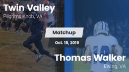 Matchup: Twin Valley vs. Thomas Walker  2019