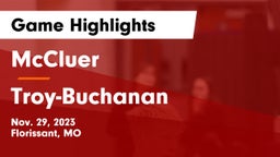 McCluer  vs Troy-Buchanan  Game Highlights - Nov. 29, 2023