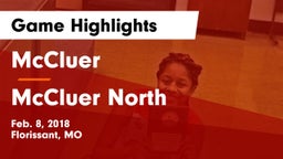 McCluer  vs McCluer North  Game Highlights - Feb. 8, 2018