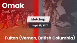 Matchup: Omak vs. Fulton (Vernon, British Columbia) 2017
