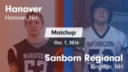 Matchup: Hanover vs. Sanborn Regional  2016