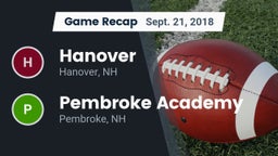 Recap: Hanover  vs. Pembroke Academy 2018