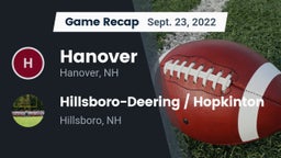 Recap: Hanover  vs. Hillsboro-Deering / Hopkinton  2022