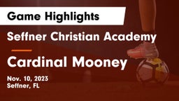 Seffner Christian Academy vs Cardinal Mooney  Game Highlights - Nov. 10, 2023