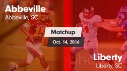 Matchup: Abbeville vs. Liberty  2016