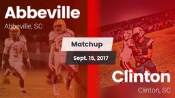 Matchup: Abbeville vs. Clinton  2017