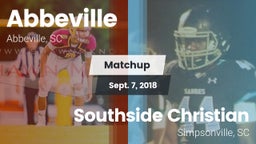 Matchup: Abbeville vs. Southside Christian  2018