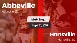 Matchup: Abbeville vs. Hartsville  2018