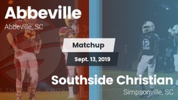 Matchup: Abbeville vs. Southside Christian  2019