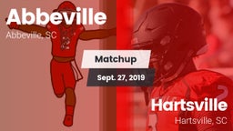 Matchup: Abbeville vs. Hartsville  2019
