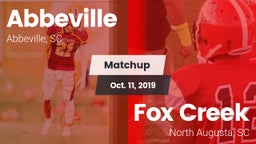 Matchup: Abbeville vs. Fox Creek  2019