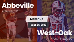 Matchup: Abbeville vs. West-Oak  2020