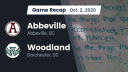 Recap: Abbeville  vs. Woodland  2020