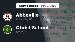 Recap: Abbeville  vs. Christ School 2020