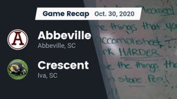 Recap: Abbeville  vs. Crescent  2020