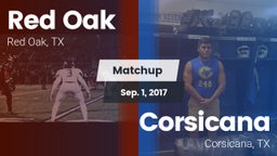 Matchup: Red Oak  vs. Corsicana  2017