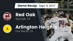 Recap: Red Oak  vs. Arlington Heights  2017