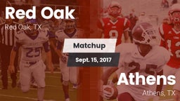 Matchup: Red Oak  vs. Athens  2017