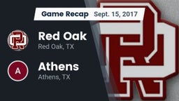 Recap: Red Oak  vs. Athens  2017