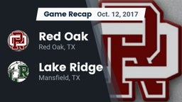 Recap: Red Oak  vs. Lake Ridge  2017