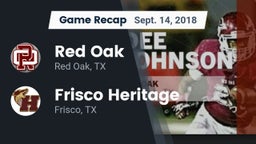 Recap: Red Oak  vs. Frisco Heritage  2018