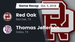 Recap: Red Oak  vs. Thomas Jefferson  2018