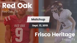 Matchup: Red Oak  vs. Frisco Heritage  2019