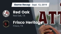 Recap: Red Oak  vs. Frisco Heritage  2019