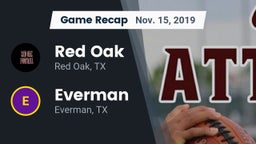 Recap: Red Oak  vs. Everman  2019