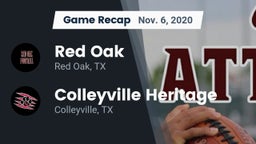 Recap: Red Oak  vs. Colleyville Heritage  2020