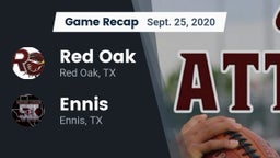 Recap: Red Oak  vs. Ennis  2020